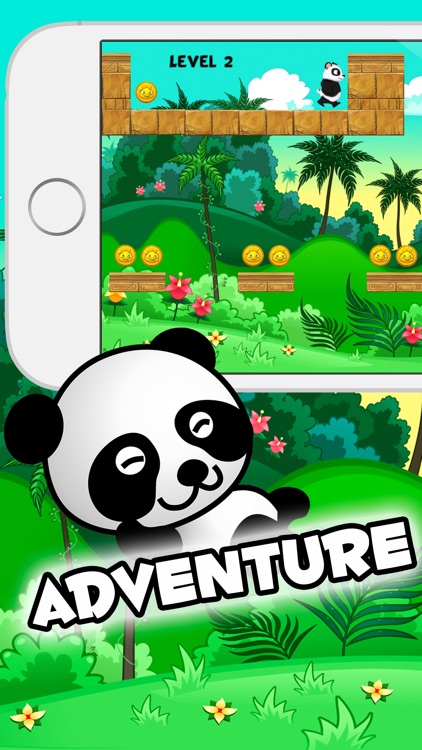 Baby Jungle Panda Legend Run and Jump Game for kids