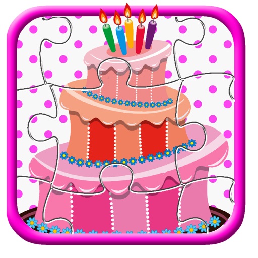 Kids Crazy Shop Cake Jigsaw Puzzle Game icon
