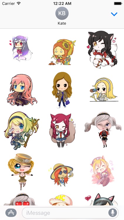 Chibi Girl Emoji - Sticker