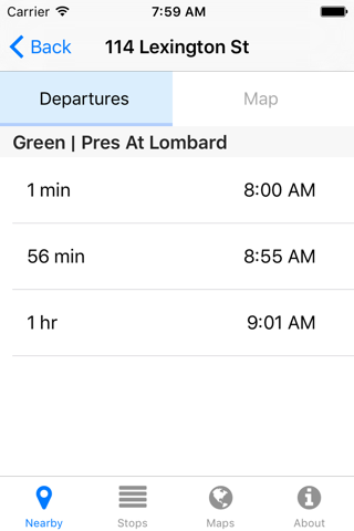 Charm City Circulator Now - Real-time Transit Arrivals screenshot 2