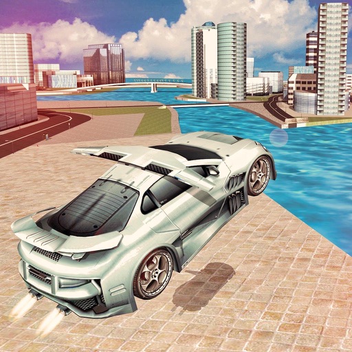 Grand Crime City Real Sport Car Flying Simulator