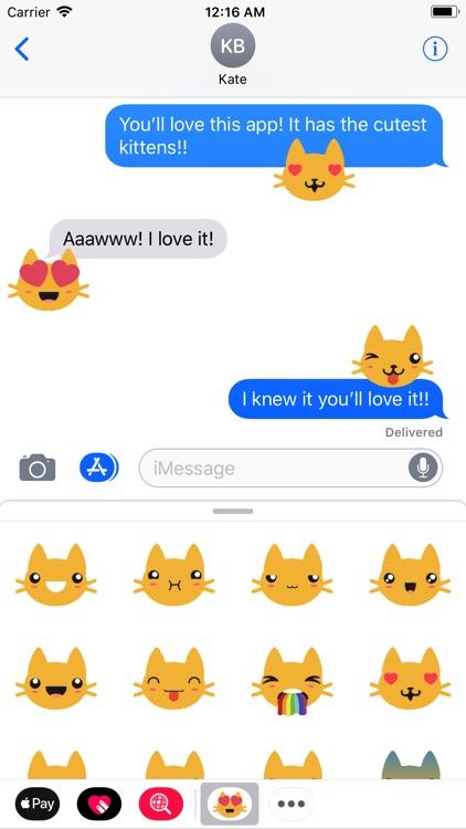 Kitty Emoji Stickers