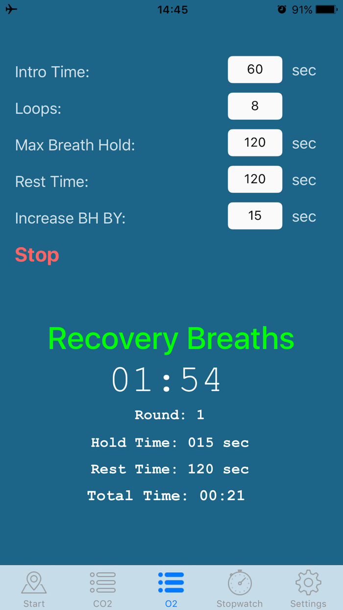 Apnea for free divers