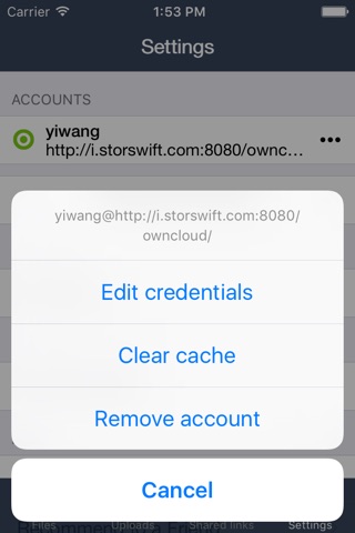 Storswift ownCloud screenshot 3