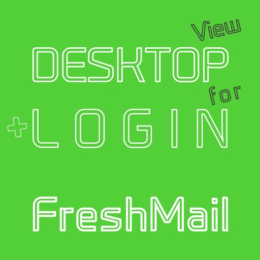 DESKTOP VIEW + LOGIN for FreshMail