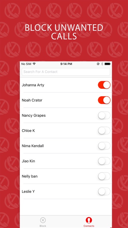 Calls Blocker Blacklist unwanted numbers