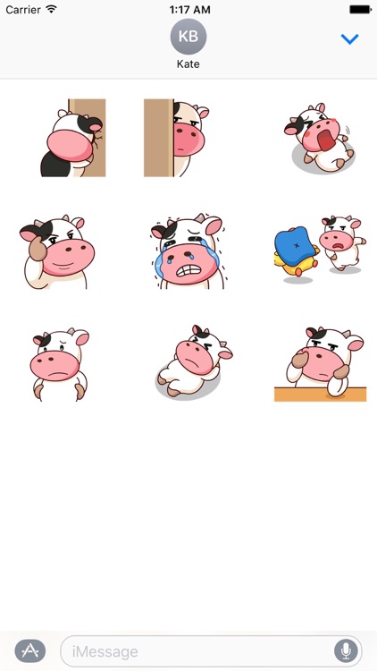 Moo the Rich Cow Stickers