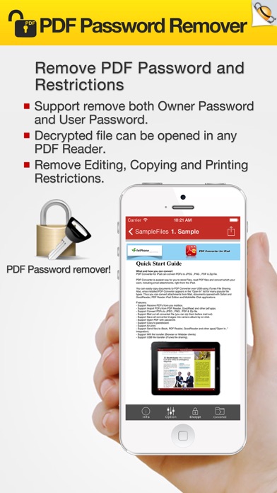 PDF Password Remover - Remove PDF Password Screenshot 1