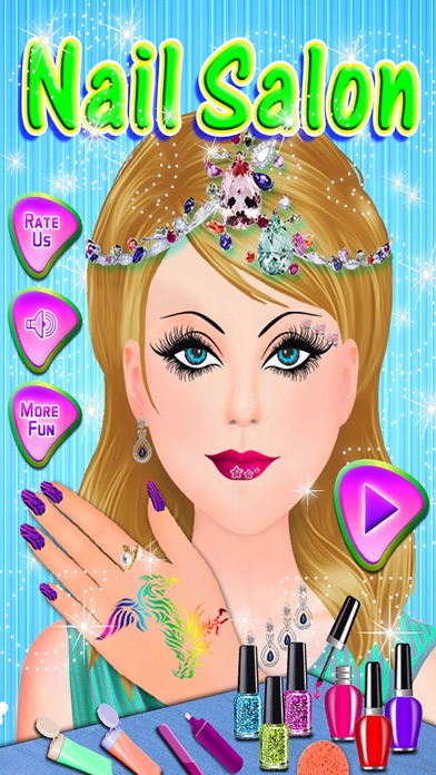 How to cancel & delete Nail Salon -Girl Make up Makeover Dress up Fashion from iphone & ipad 1