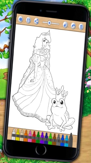 Paint and Color Princesses coloring book – Pro(圖3)-速報App