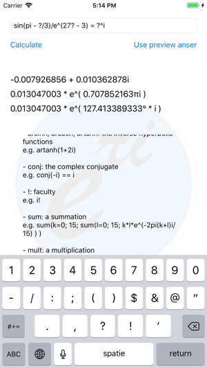 Complex Calculator