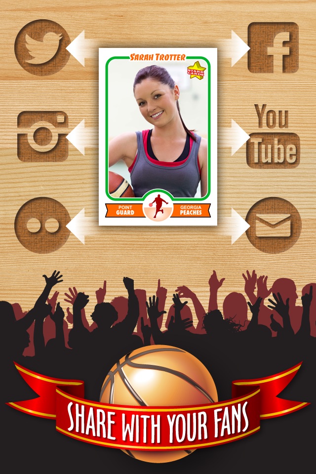 Basketball Card Maker (Ad Free) - Make Your Own Custom Basketball Cards with Starr Cards screenshot 4