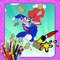 Coloring For Kids Game Superman Version