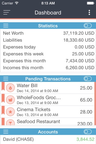 MoneyWiz 3 - Personal Finance screenshot 4