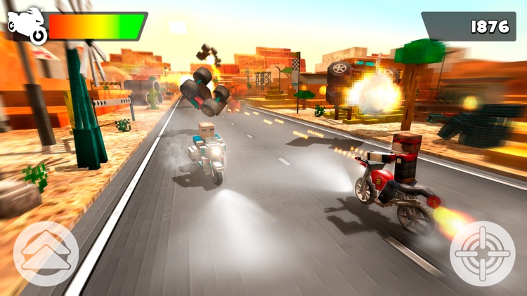 Dirt Bikes Craft Survival. Shooting Motorcross Race For Boys Free screenshot-4