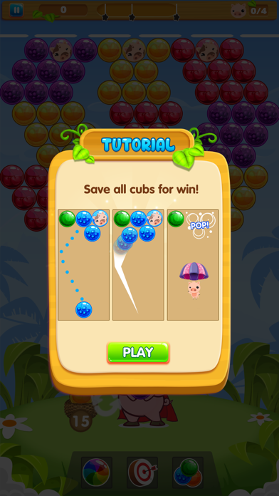 Pig Rescue Bubble Shooter screenshot 4