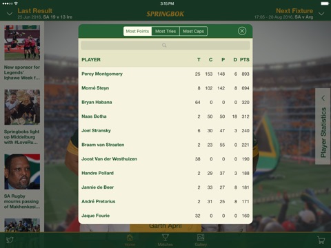 Springbok screenshot 2