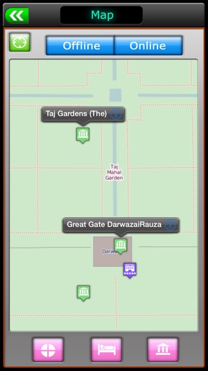 Agra - Taj Mahal Offline Map Guide(圖2)-速報App