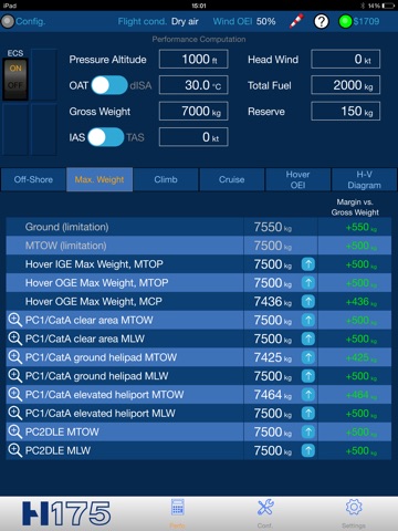 H175 Flight Perfo screenshot 3