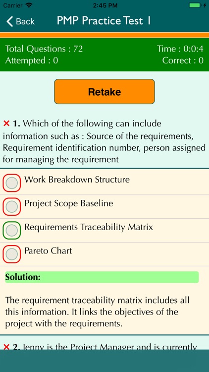 PMP and CAPM Practice tests screenshot-3