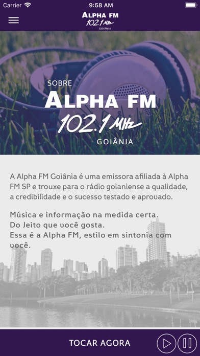 Alpha FM Goiânia screenshot 4