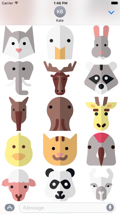 Animal Stickers and Emoji - Cute Pets screenshot-4