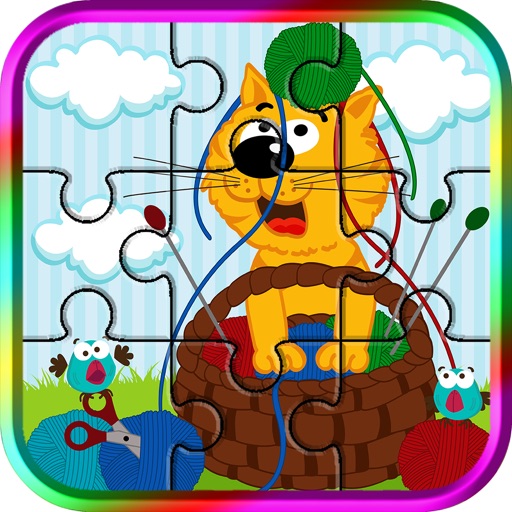 Cute Jigsaw Puzzle Game for Kids and toddlers Icon
