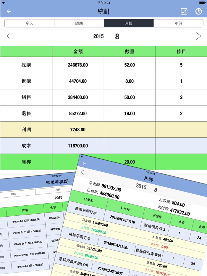通用進銷存 DailySales3 HD -  進銷存管理生意