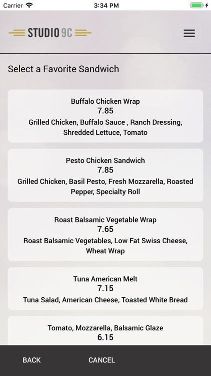 Studio9c Mobile Ordering