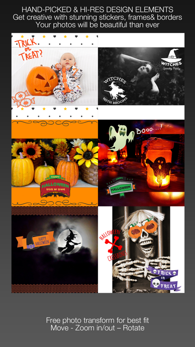 How to cancel & delete Trick or Treat Cam - Happy Halloween Background, Frame & Sticker from iphone & ipad 1