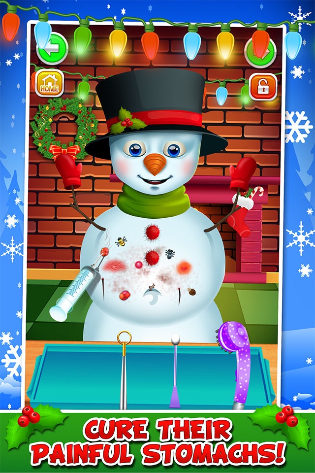 Santa Doctor Christmas Salon - Little Spa Shave & Mommy Baby Xmas Games for Girl Kids screenshot 2