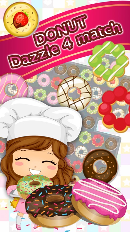 Donut Cookie - Crush Dazzle Puzzle 4 match