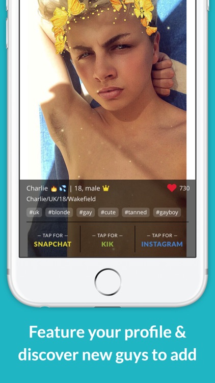 snapchat gay dating app add