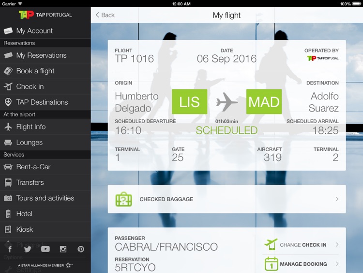 TAP Portugal for iPad
