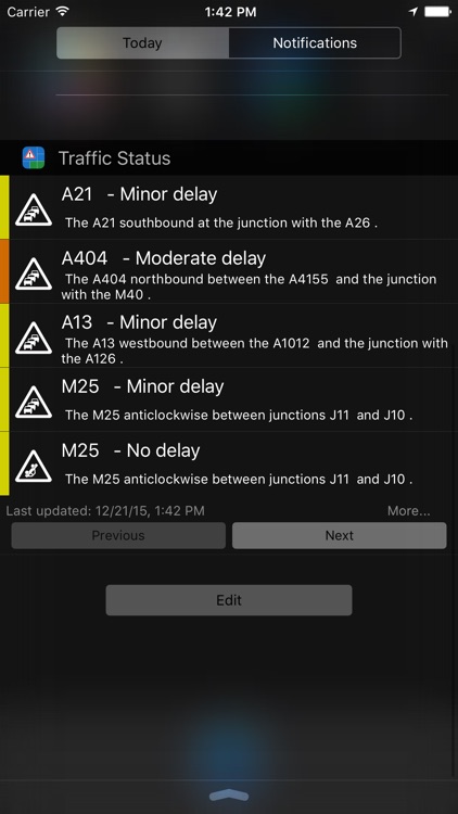 Traffic Stat - Road Alerts