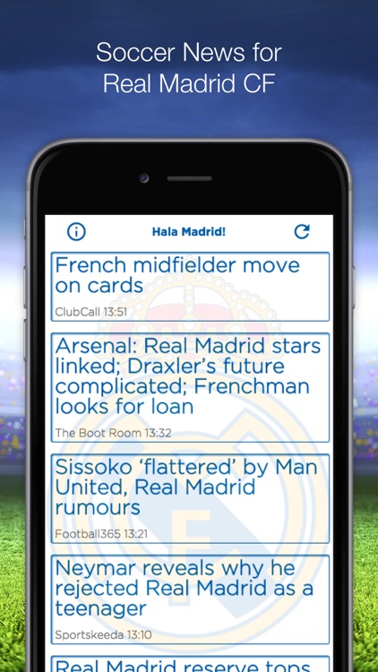 Soccer News For Real Madrid CF - Football Headlines For Madridista