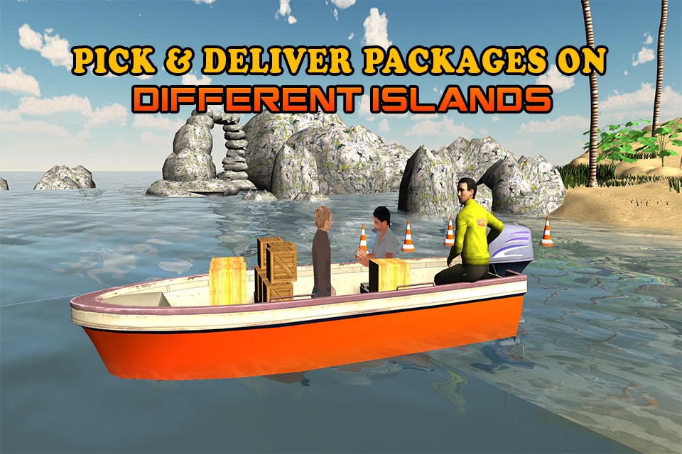 3D Motor Boat Simulator – Ride high speed boats in this driving simulation game screenshot 3