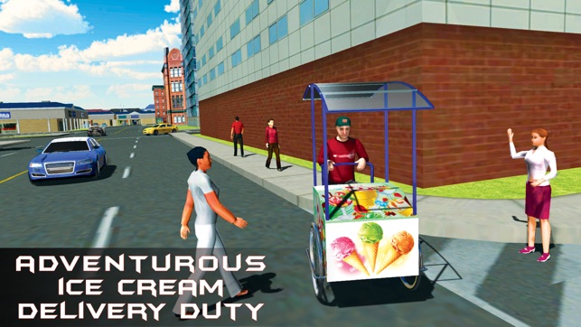 City Ice Cream Delivery – Ride bicycle simulator to sell yum(圖4)-速報App