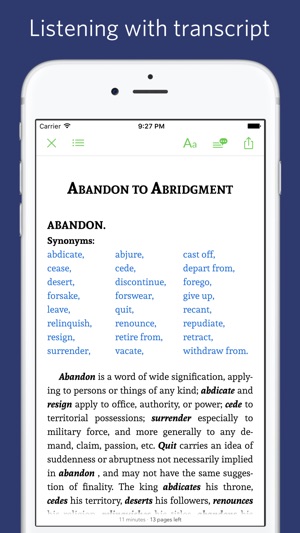 English Synonym Antonym - read aloud