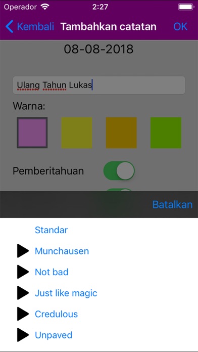 Kalender Indonesia 2018 iPhone Kalender Indonesia 2018 iPhone