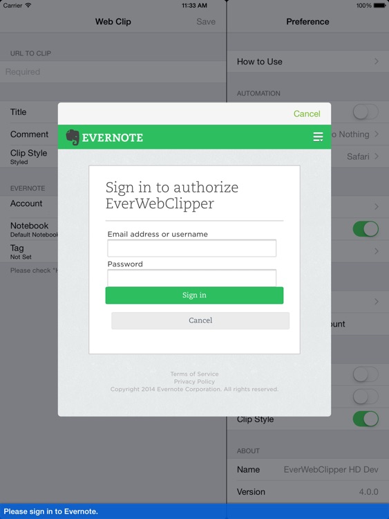 EverWebClipper HD for Evernote - Clip Web Pages screenshot-3