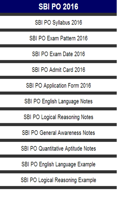 How to cancel & delete SBI PO EXAM 2016 - 17 from iphone & ipad 1