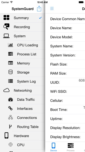 System Guard - system, data traffic, routing table(圖4)-速報App