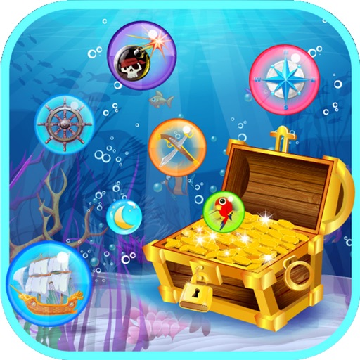 Bubble treasure hunt icon