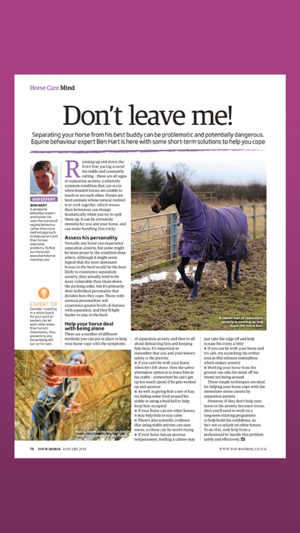 Your Horse Magazine: passionate about horses