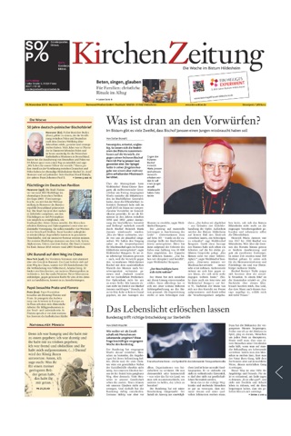 KirchenZeitung Hildesheim screenshot 3