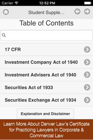 Student Supplement:  Federal Securities Laws screenshot 4