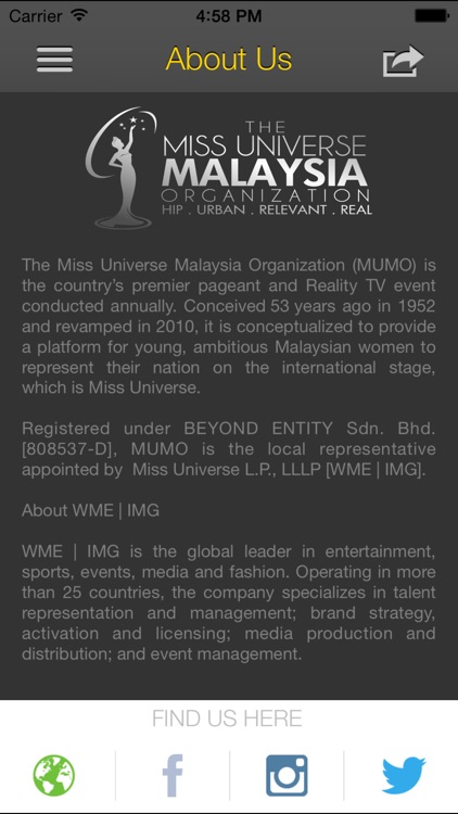 Miss Universe Malaysia screenshot-4