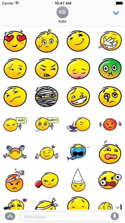 Retro Emoji Stickers