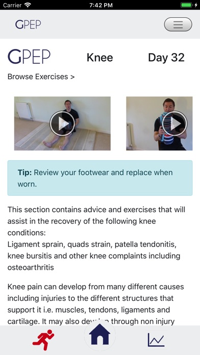 GPEP Physiotherapy Exercises screenshot 4